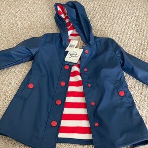 NWT Hatley 4 Girls Raincoat